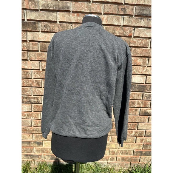 Vintage Bear International Red Sox Sweatshirt Mens Size Large Gray Red Pullover - Picture 5 of 11